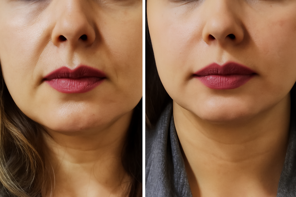 فیلر خط خنده